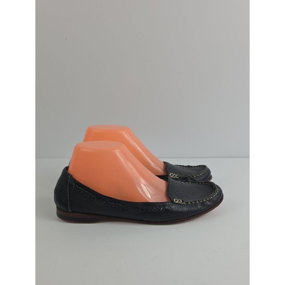 Michael Kors Black Leather Slip-On Loafers Women's Flats Size 7.5‎ - Picture 4 of 12